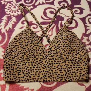 Forever 21 Cheetah Bralette sz XS